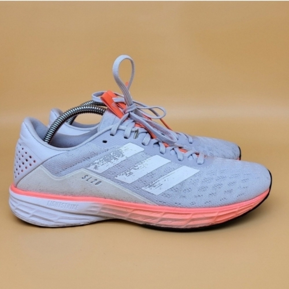 adidas SL20 Dash Grey Women's Road Running Shoes Size 8 - Picture 3 of 8